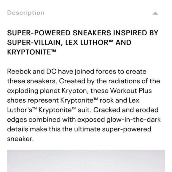 DC Lex Luthor Workout Plus Shoes by Reebok - Picture 16 of 16